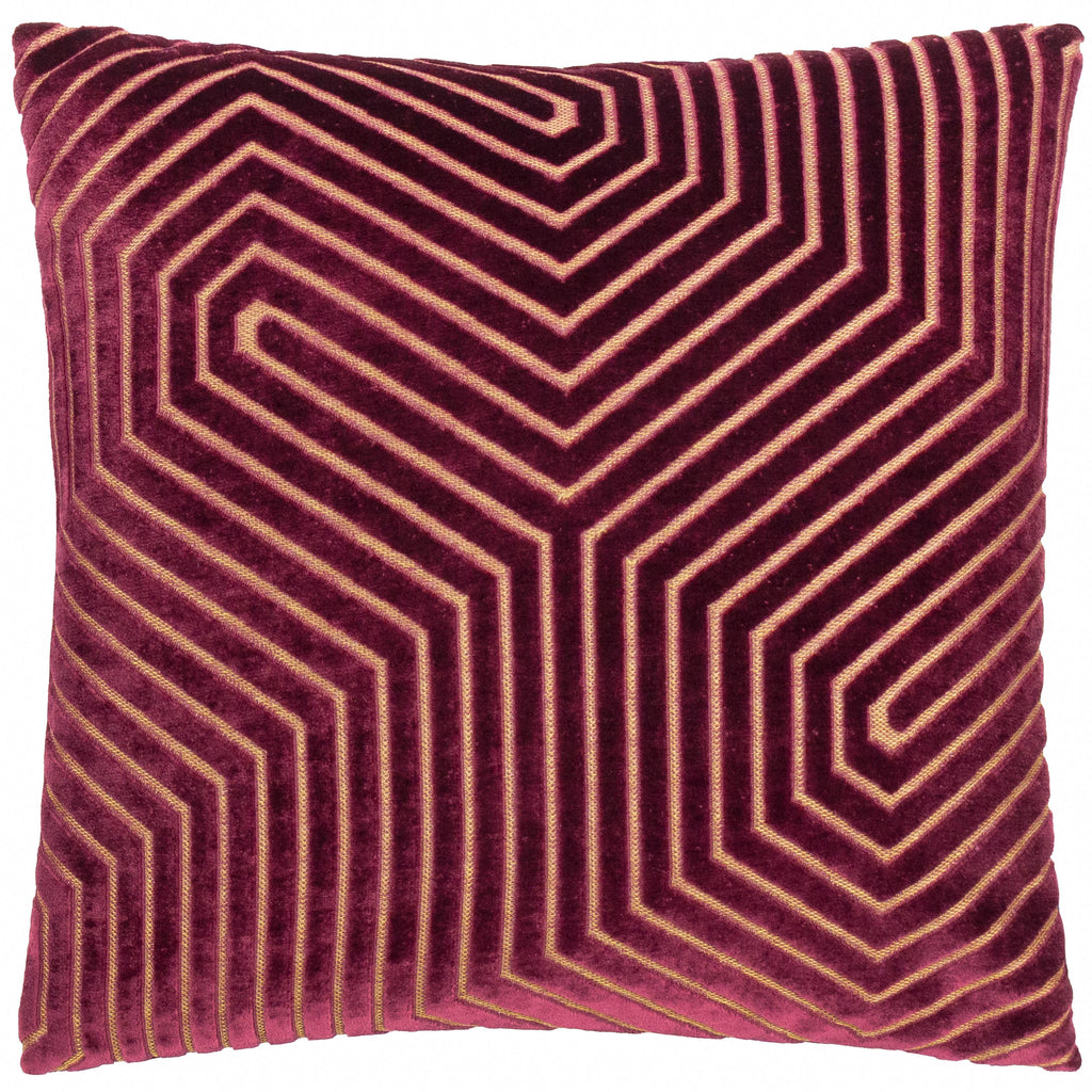 Evoke Cut Velvet Cushion