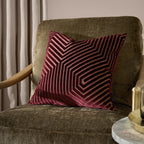 Evoke Cut Velvet Cushion
