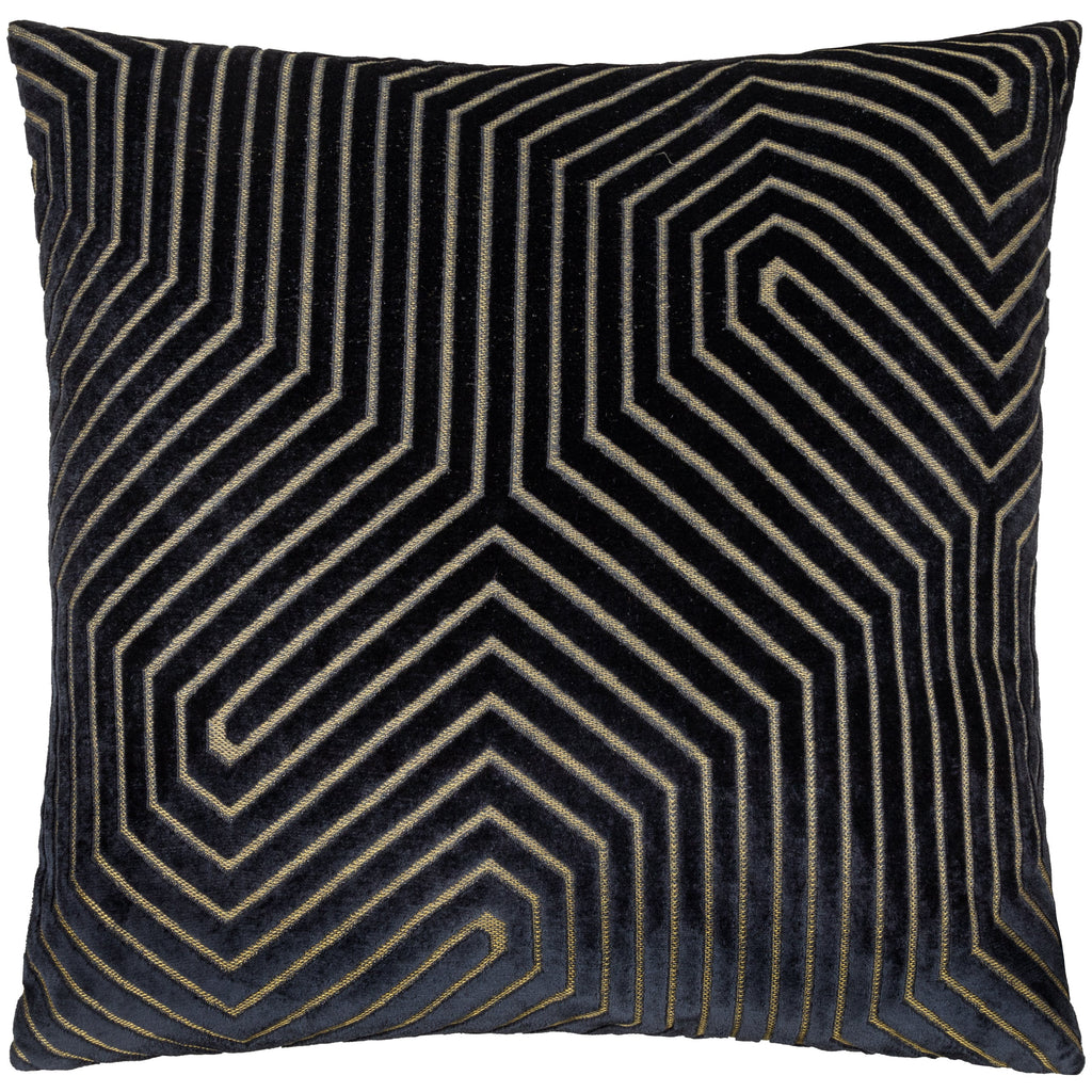 Evoke Cut Velvet Cushion