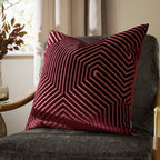 Evoke Cut Velvet Cushion