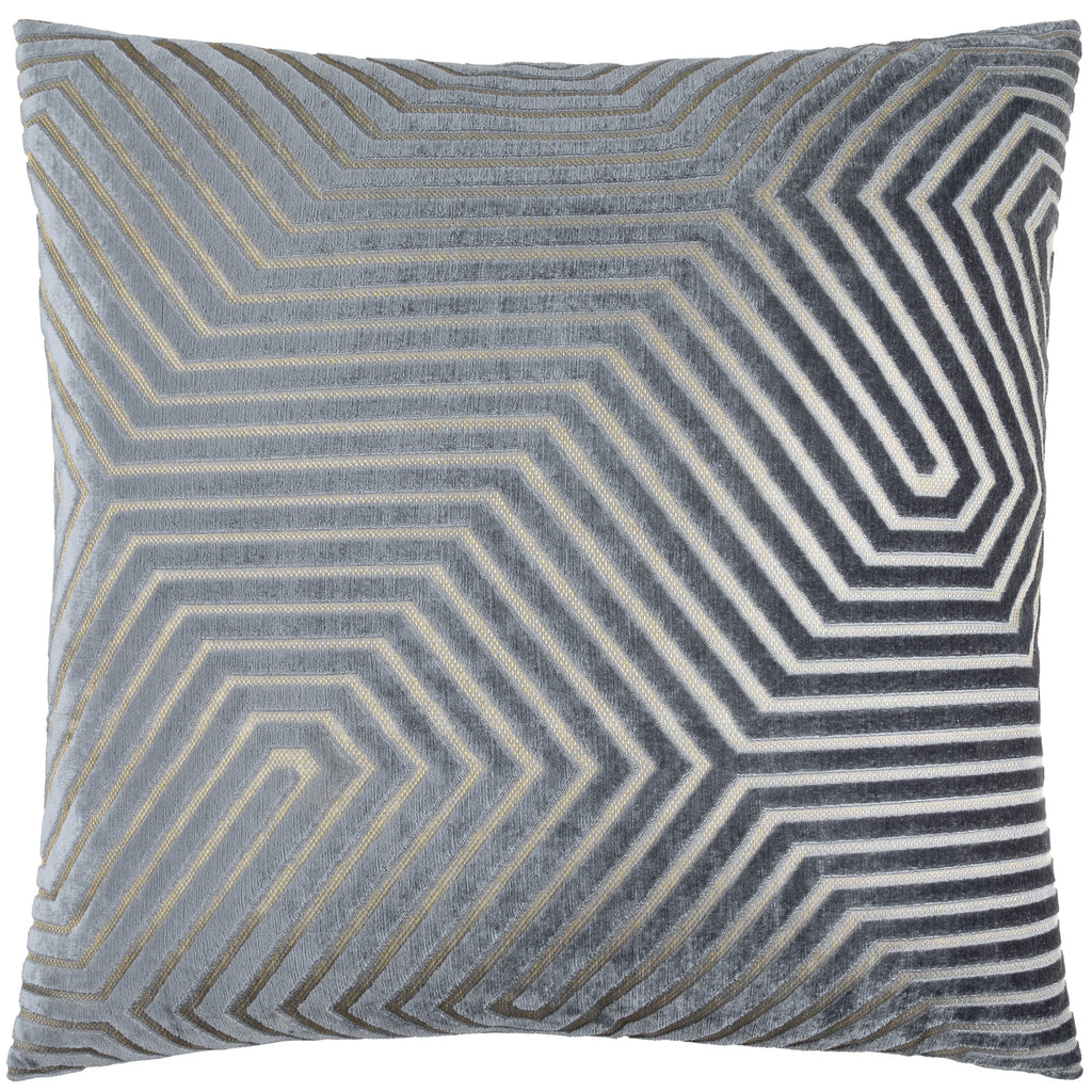 Evoke Cut Velvet Cushion