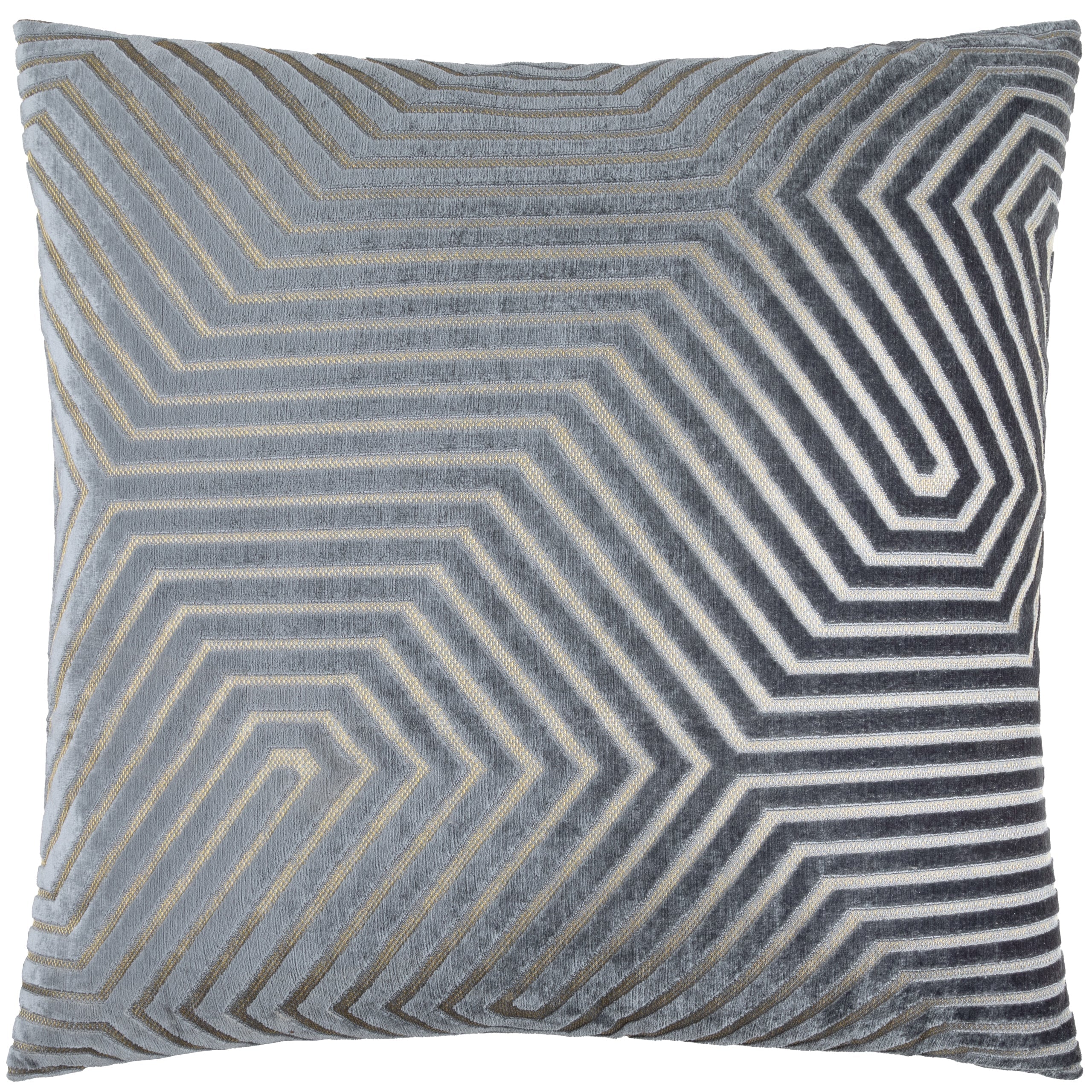 Evoke Cut Velvet Cushion