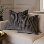 Evoke Cut Velvet Cushion