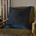 Evoke Cut Velvet Cushion