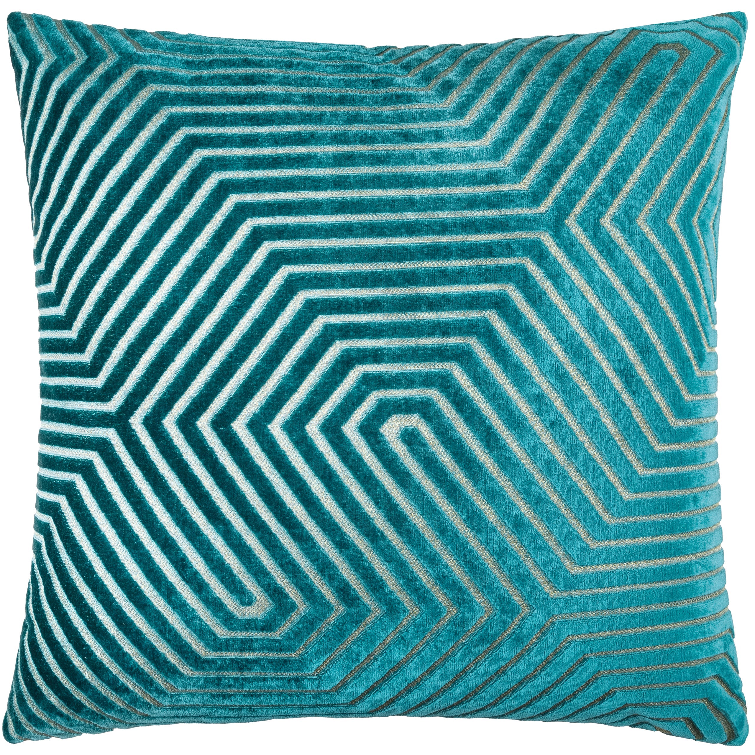 Evoke Cut Velvet Cushion