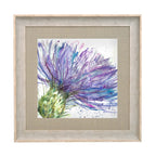Expressive Thistle Framed Print