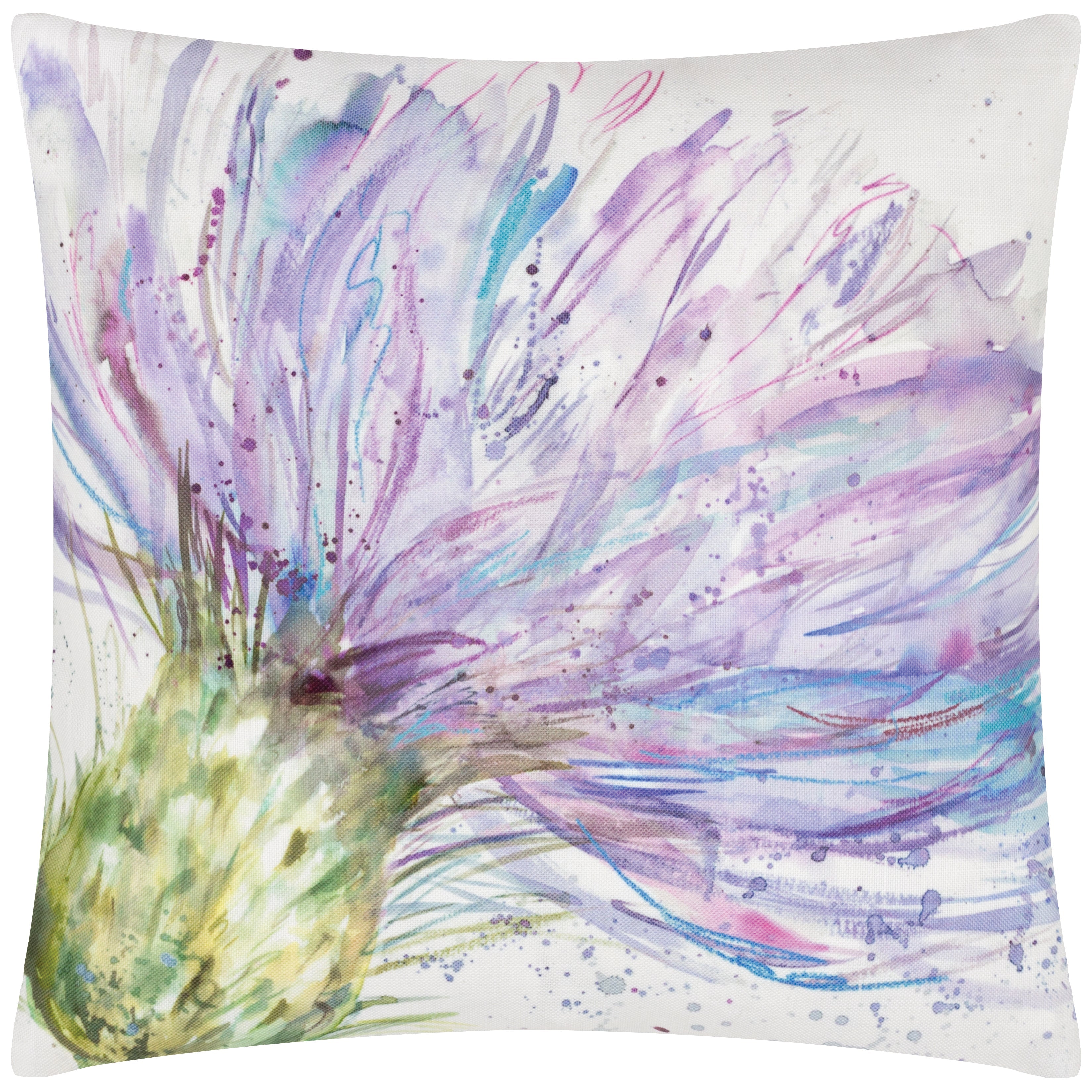 Expressive Thistle Outdoor Cushion