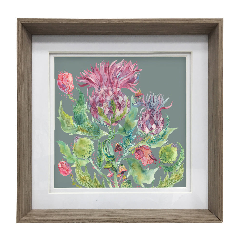 Fairytale Bristles Framed Print