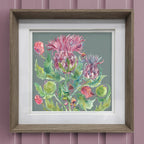 Fairytale Bristles Framed Print