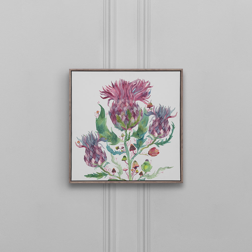 Fairytale Bristles Framed Canvas