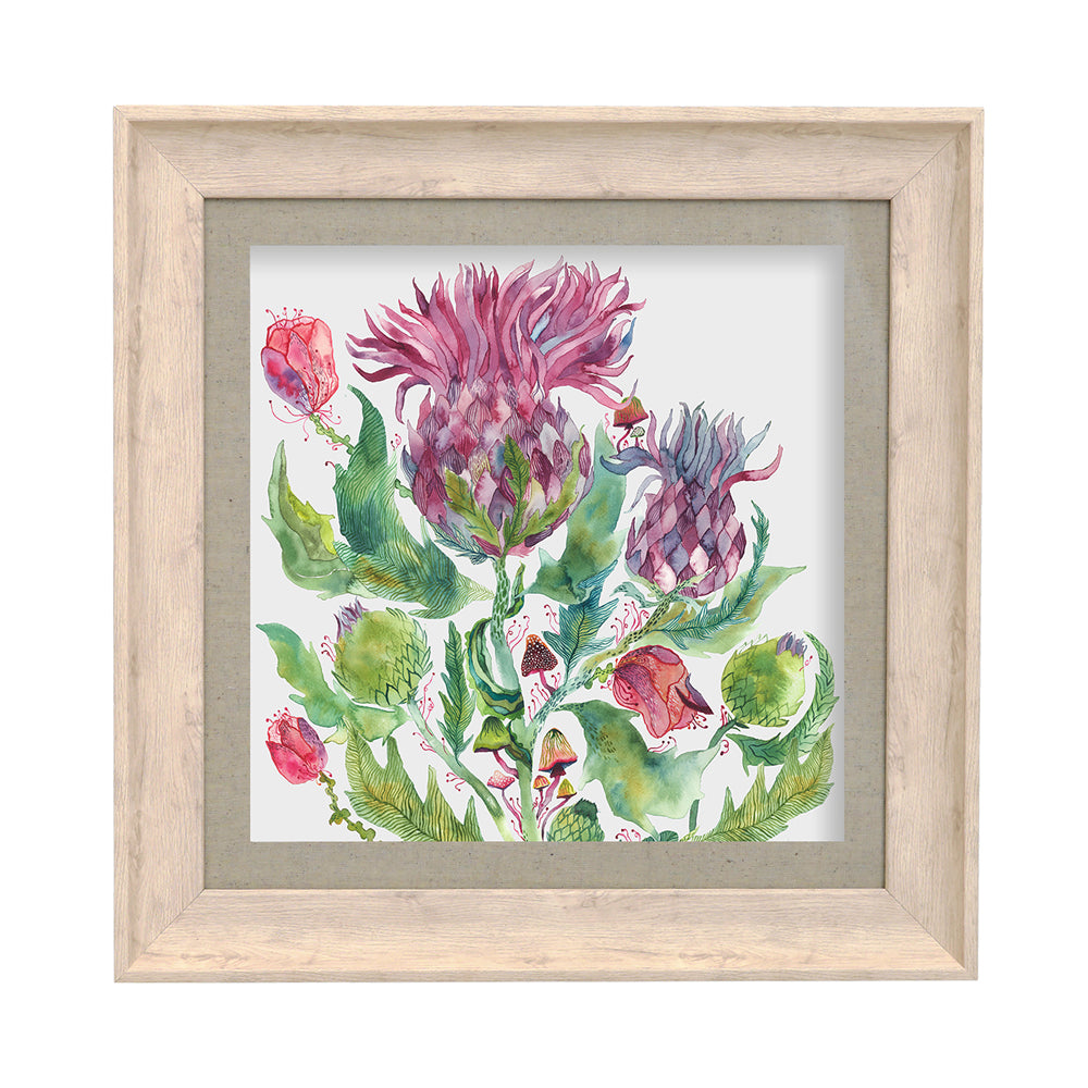 Fairytale Bristles Framed Print