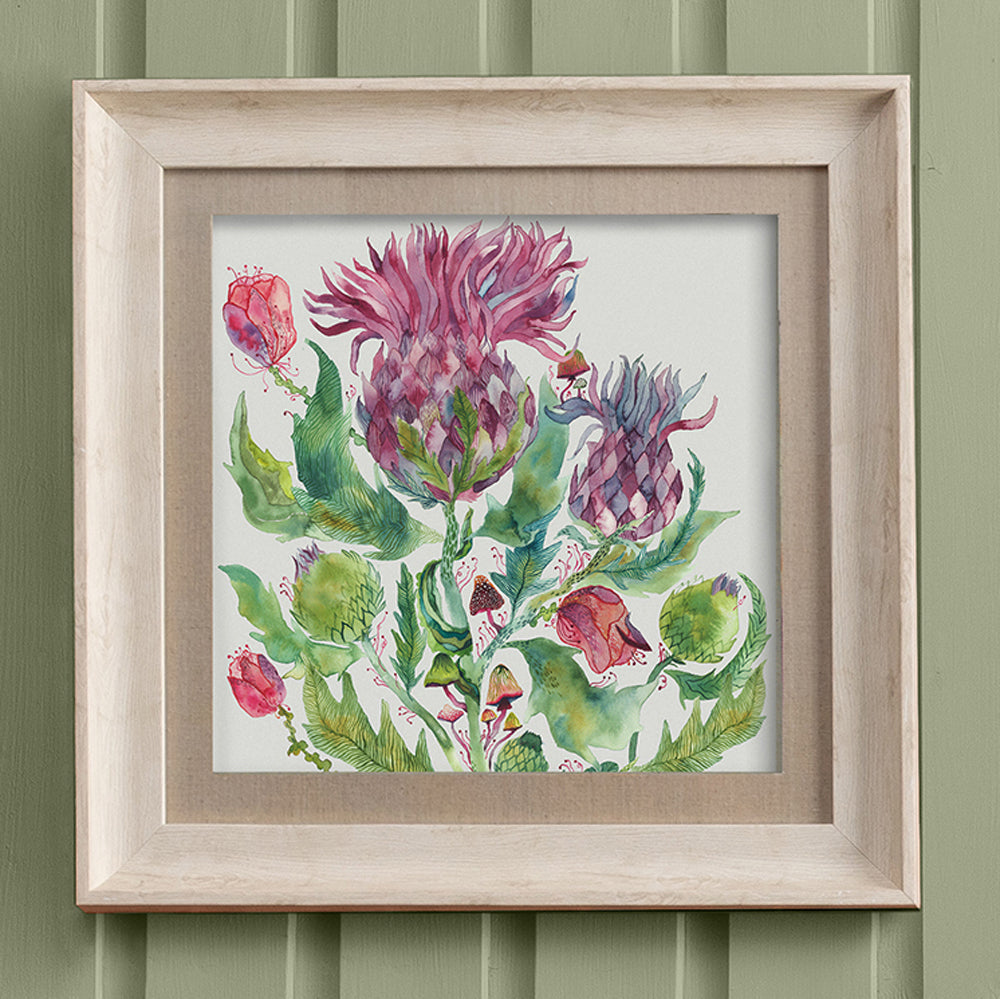 Fairytale Bristles Framed Print