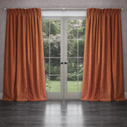 Farley Woven Chenille Pencil Pleat Curtains