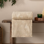 Festive Time Embossed Fleece Throw