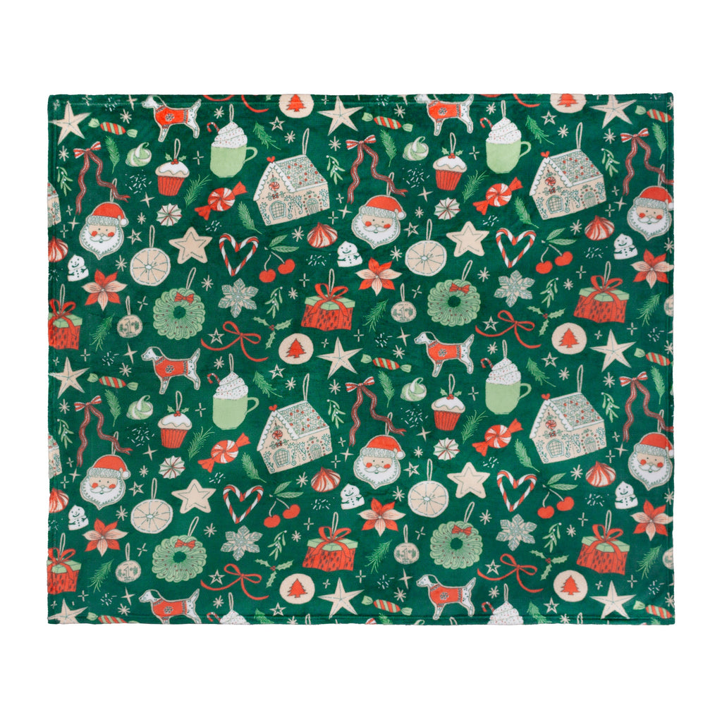 Festive Treats Printed Fleece Throw