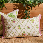 Fig Trellis Printed Outdoor Cushion