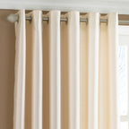 Fiji Faux Silk Eyelet Curtains