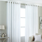 Fiji Faux Silk Eyelet Curtains