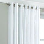 Fiji Faux Silk Eyelet Curtains
