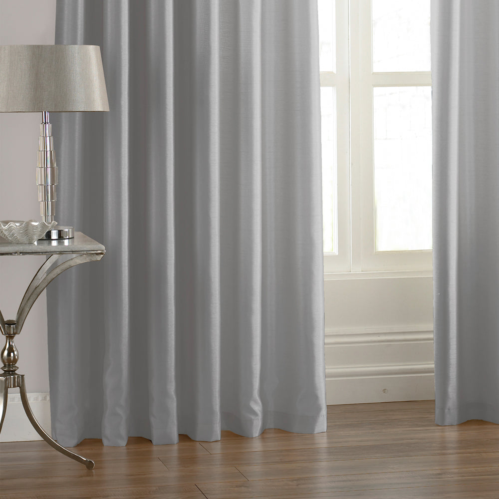 Fiji Faux Silk Eyelet Curtains