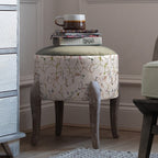 Carrara Printed Finn Footstool