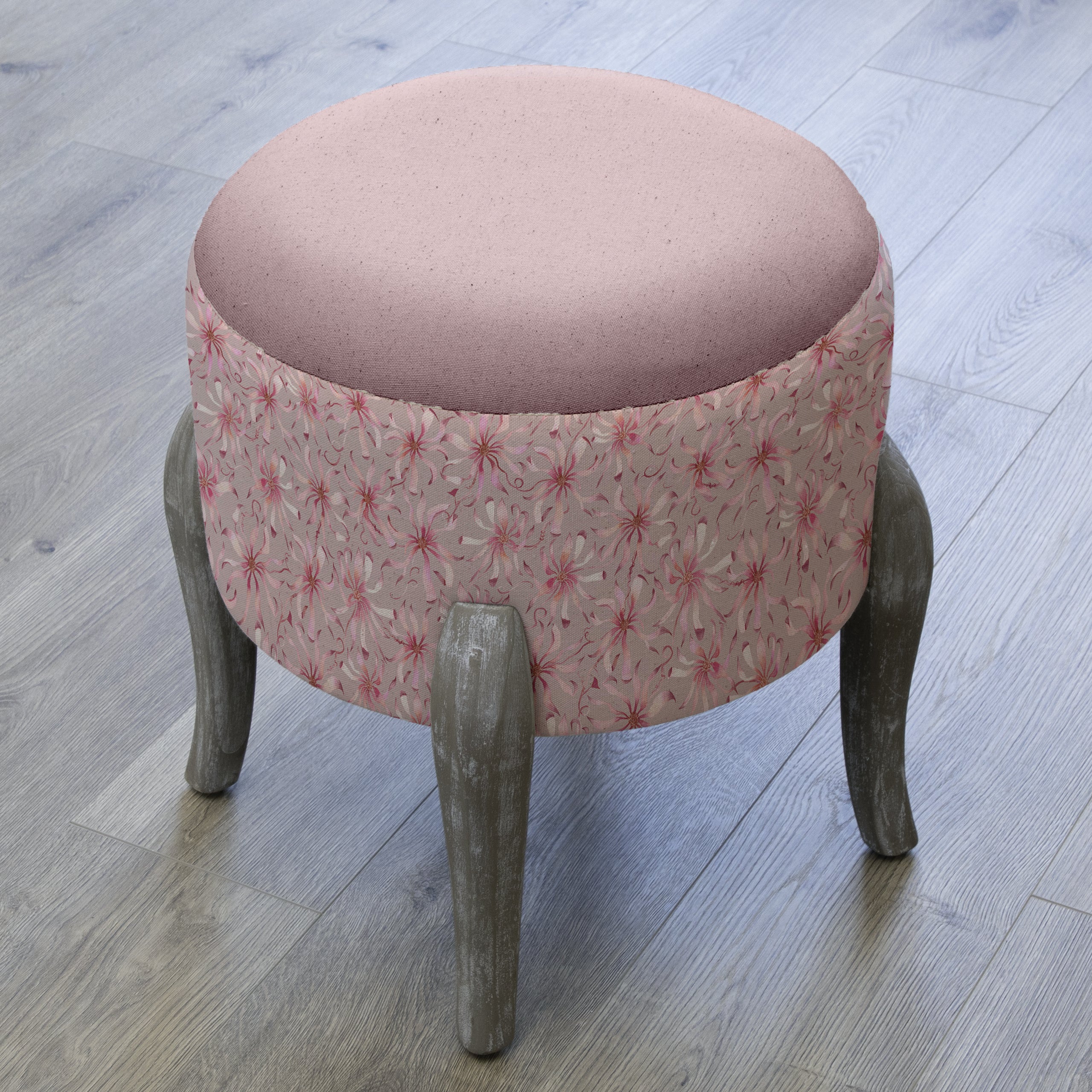 Lilian Printed Finn Footstool
