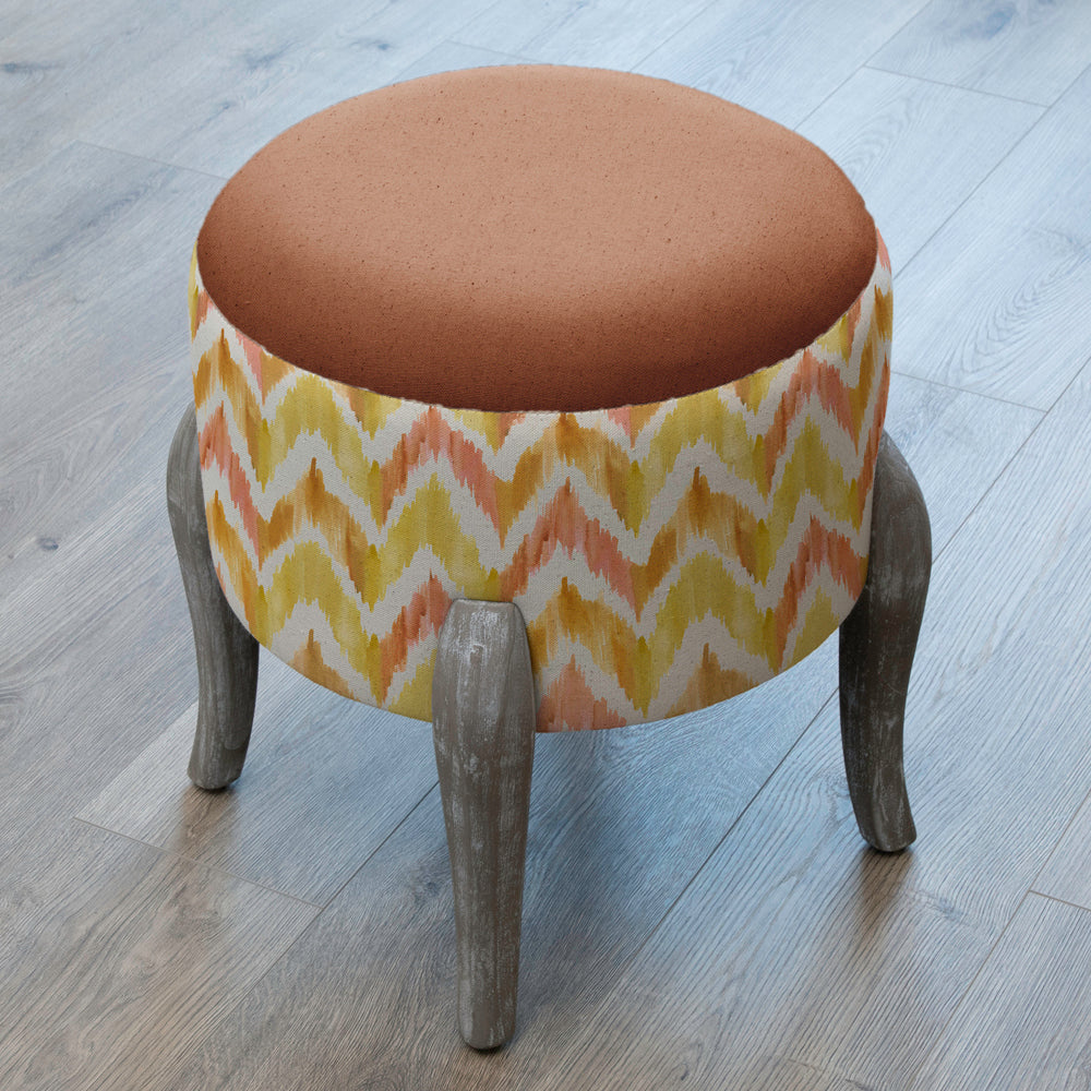 Savannah Printed Finn Footstool