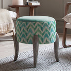 Savannah Printed Finn Footstool