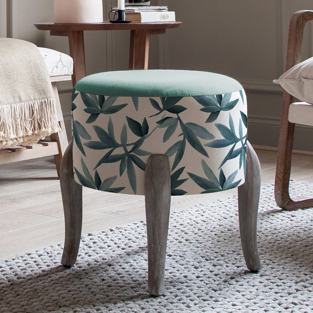 Silverwood Printed Finn Footstool