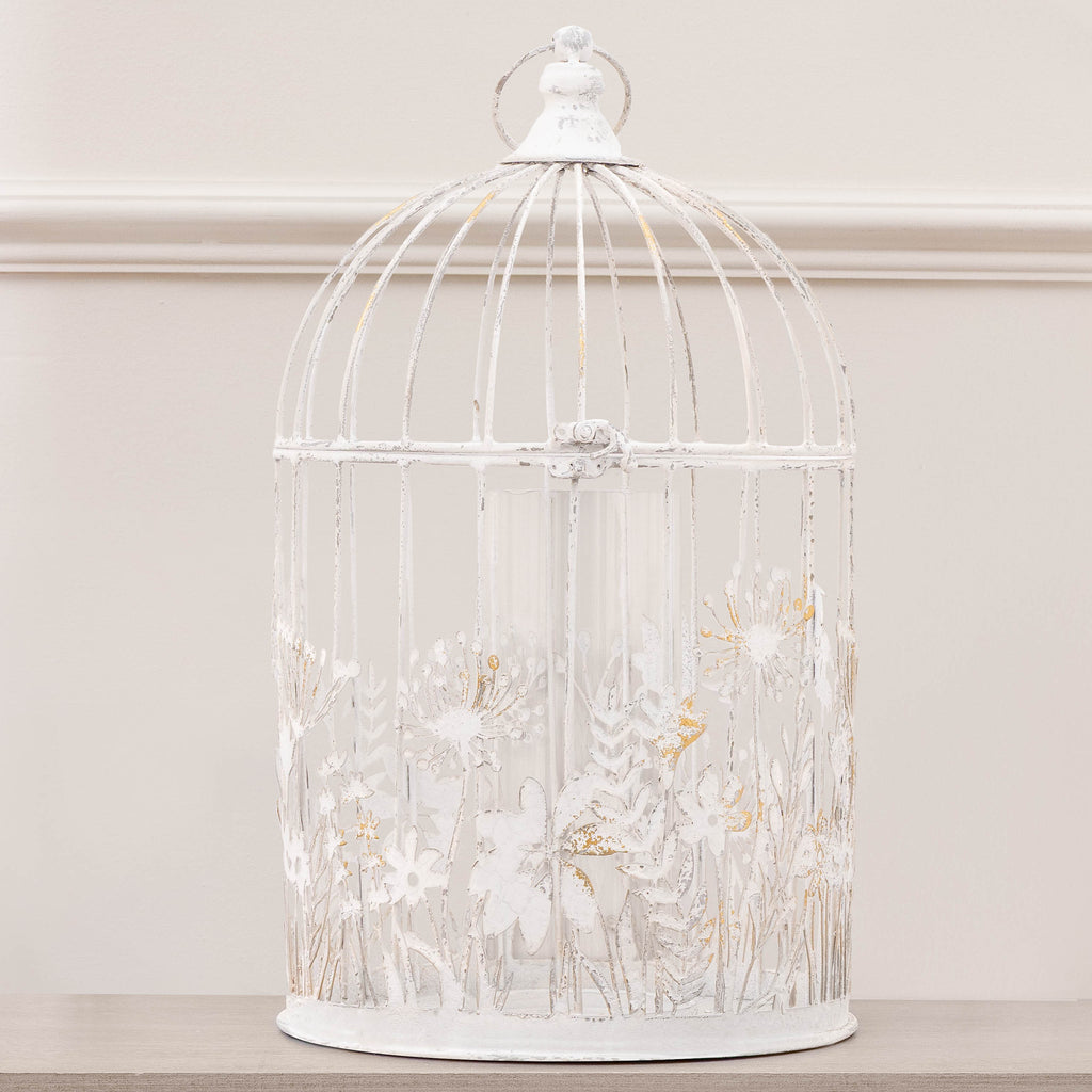 Fleur Et Faune Metal Floral Lantern