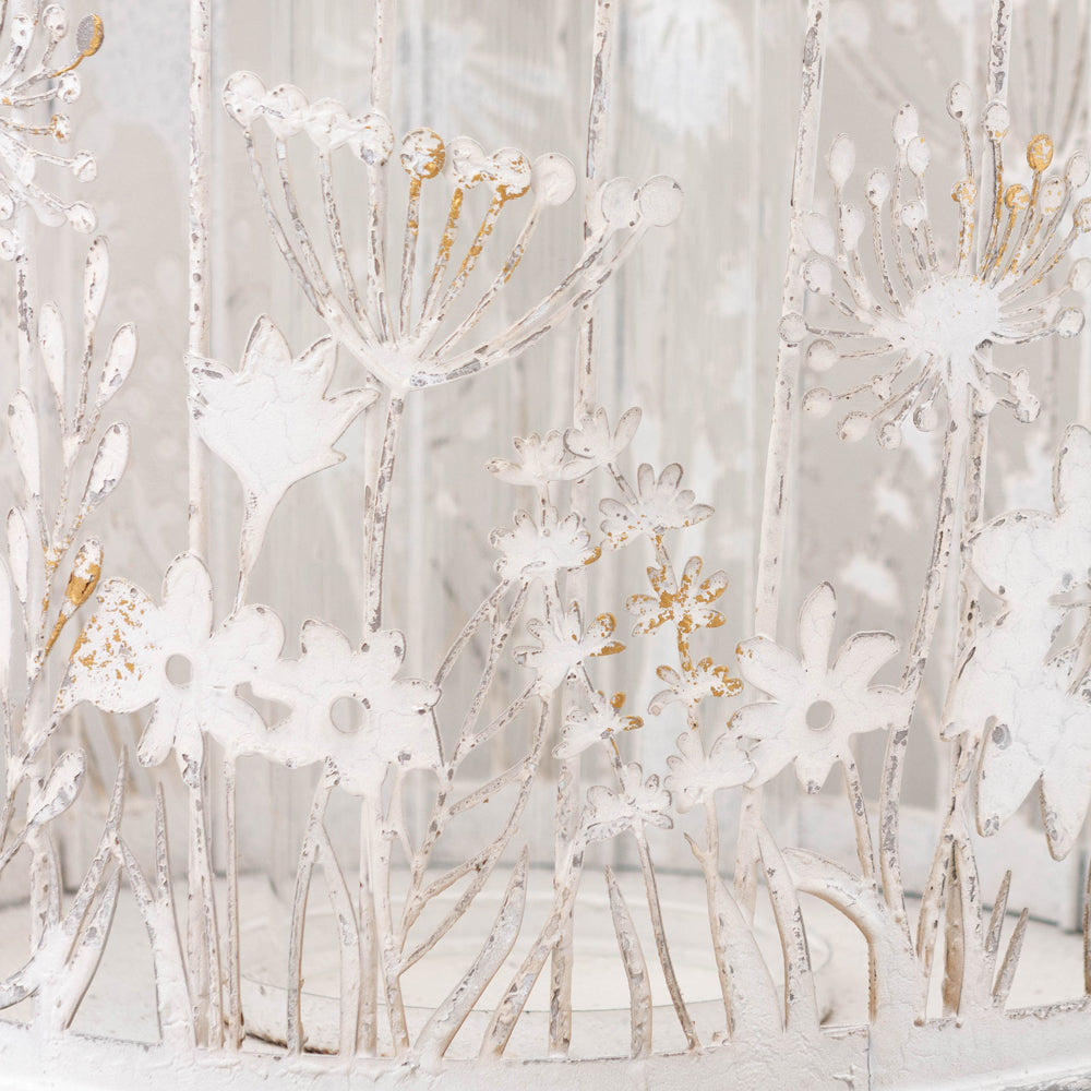 Fleur Et Faune Metal Floral Lantern