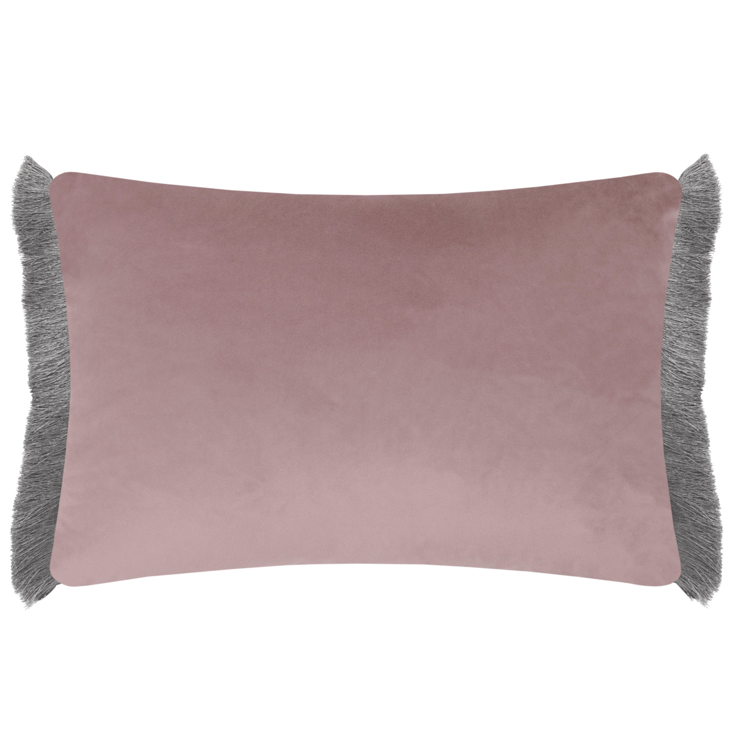 Floella Printed Ruche Fringe Cushion