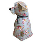 Floral Dog Novelty Door Stop
