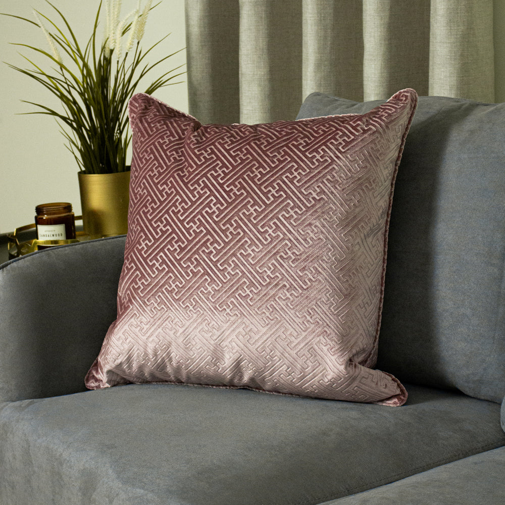 Florence Embossed Velvet Cushion