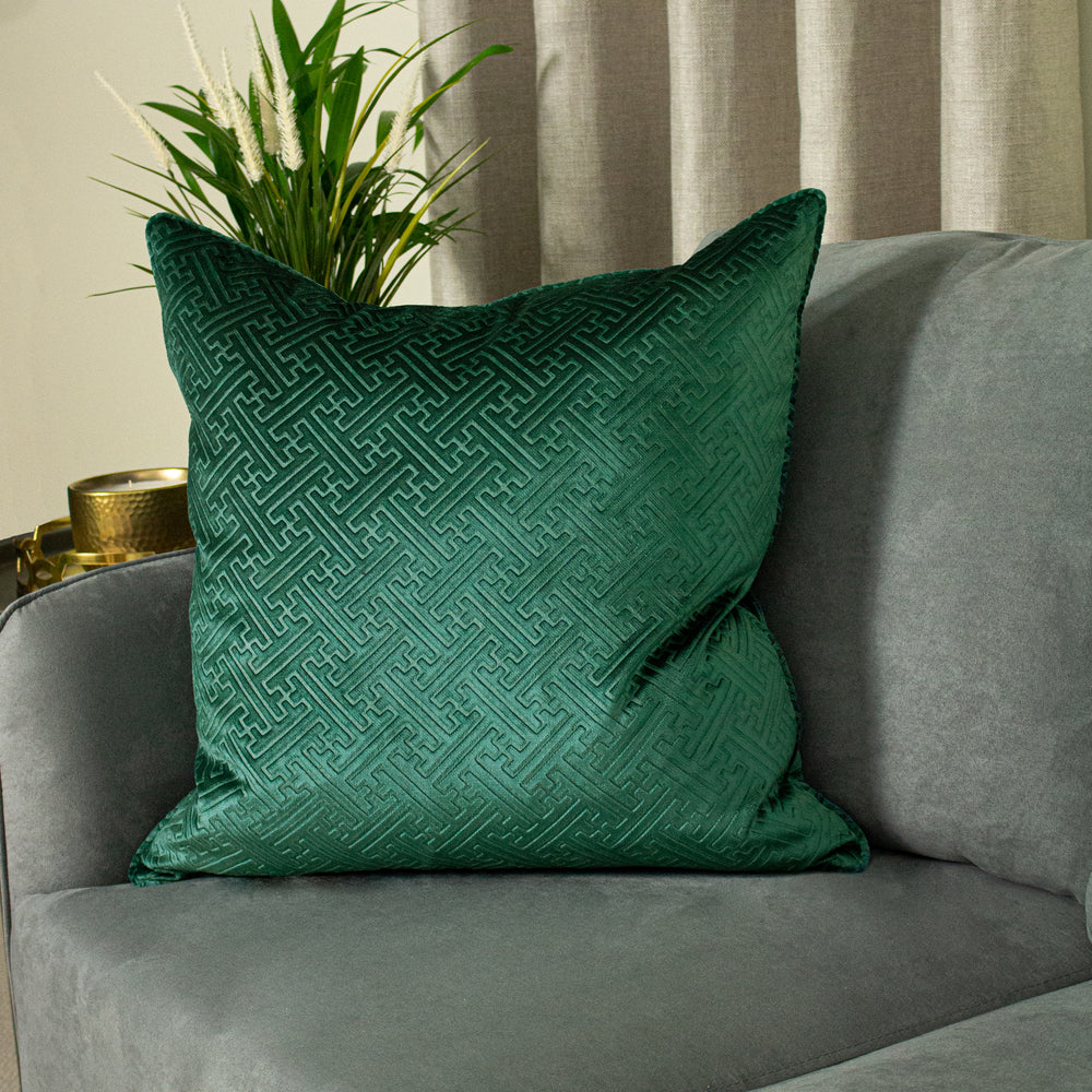 Florence Embossed Velvet Cushion