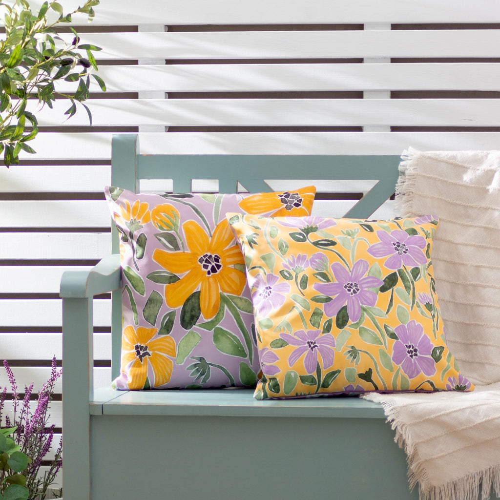 Flowers Trending Outdoor Cushion