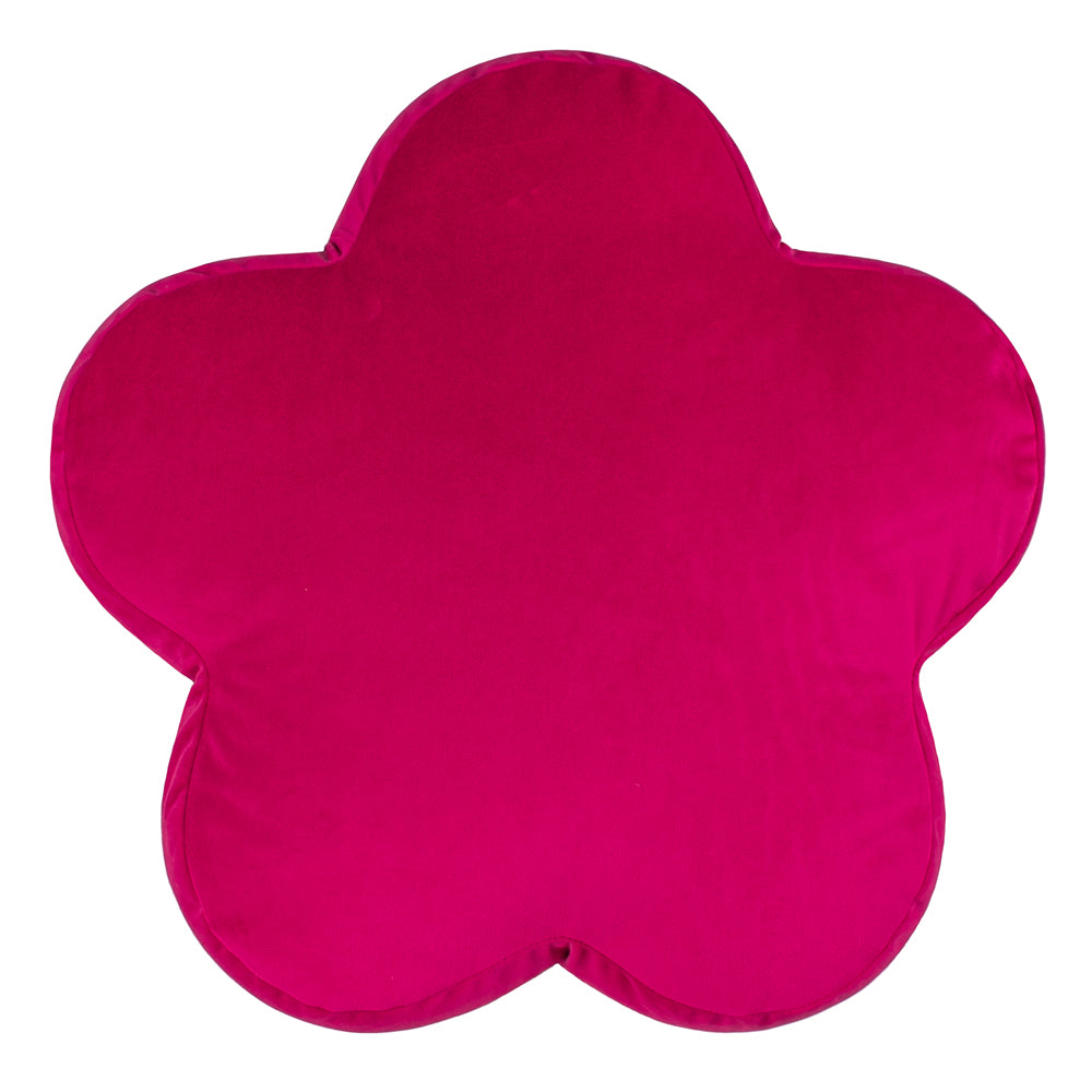 Flower Velvet Reversible Cushion