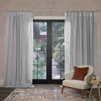 Focus Sheer Woven Pencil Pleat Curtains