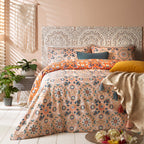 Folk Flora Floral Duvet Cover Set