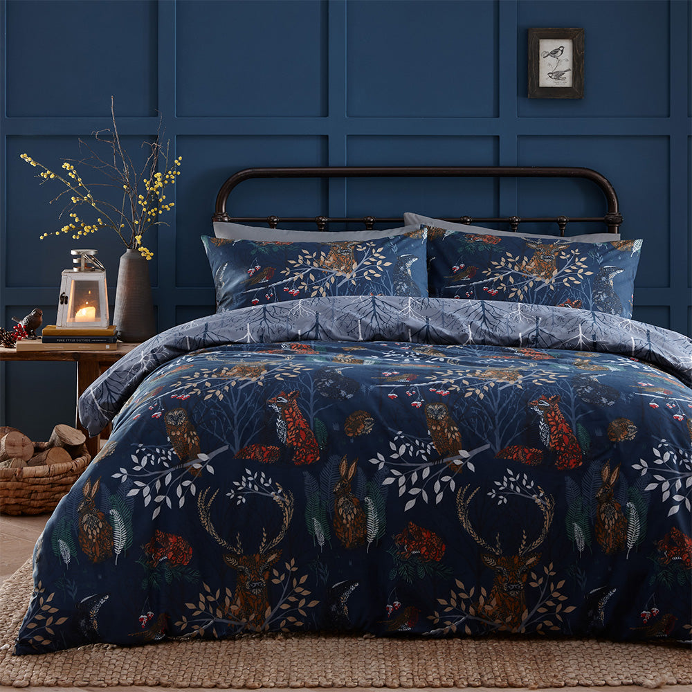 Forest Fauna Woodland Duvet Cover Set