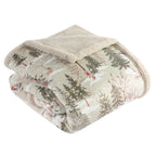 Forest Festivities Faux Fur Throw