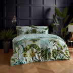 Forsteriana Palms 100% Cotton Duvet Cover Set