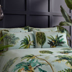 Forsteriana Palms 100% Cotton Duvet Cover Set