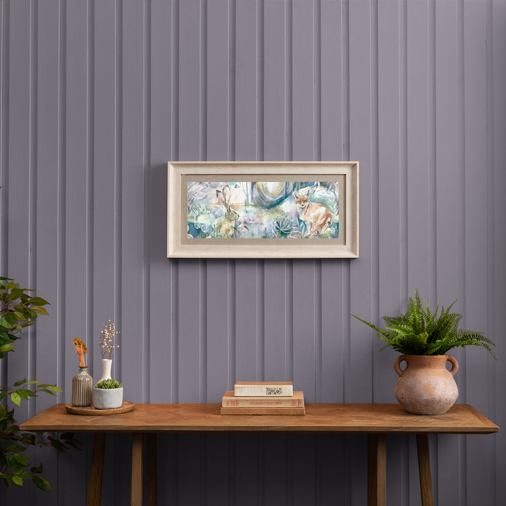 Fox and Hare Framed Print