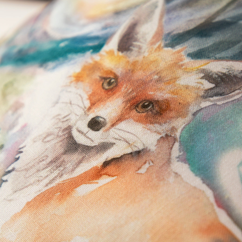 Fox And Hare Outdoor Cushion True