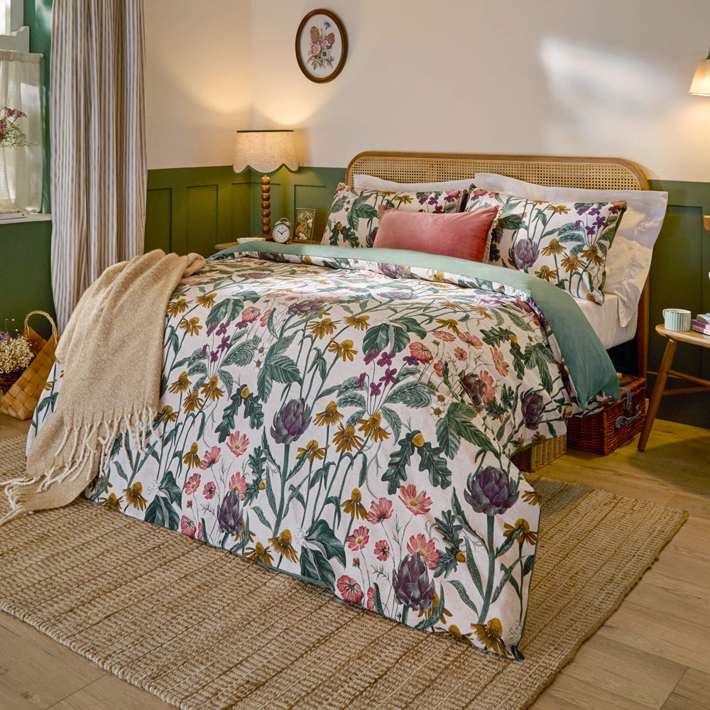 Florapedia Printed Floral Duvet Cover Set