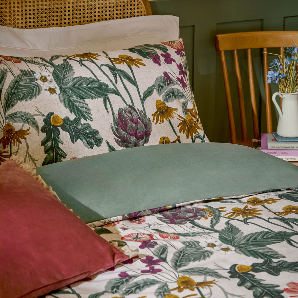 Florapedia Printed Floral Duvet Cover Set