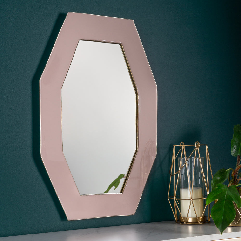 Framed Octagonal Wall Mirror