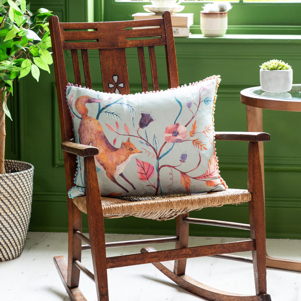 Frieda Fox Printed Cushion Robins