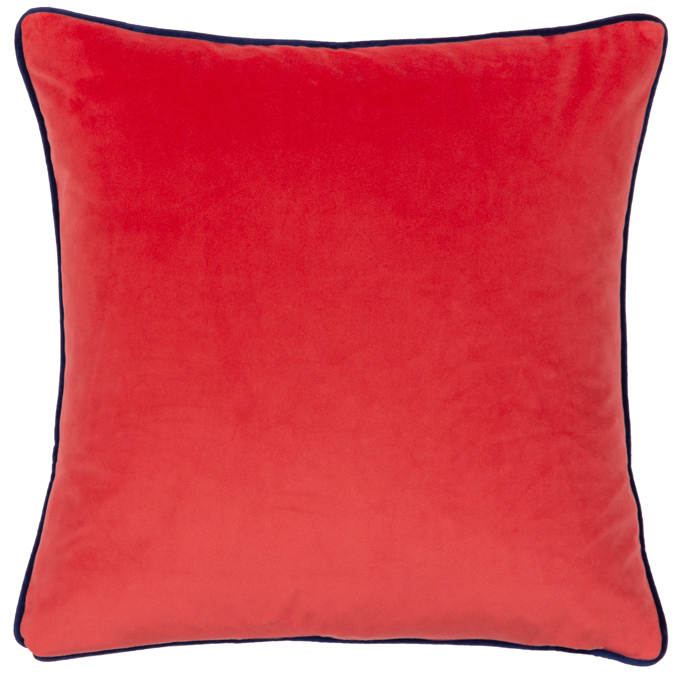 Frieze Piped Velvet Cushion